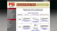 Desktop Screenshot of baseboardheaterstore.com